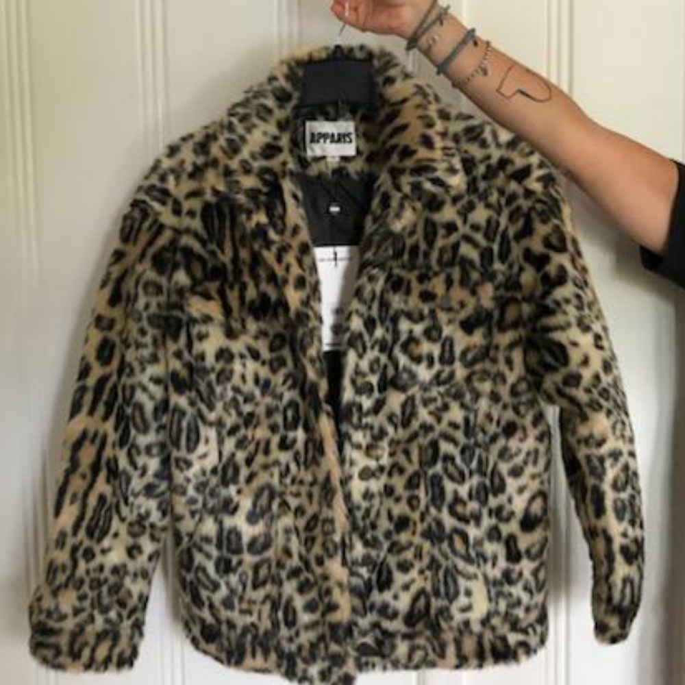 NWT never worn Apparis leopard Lauren jacket